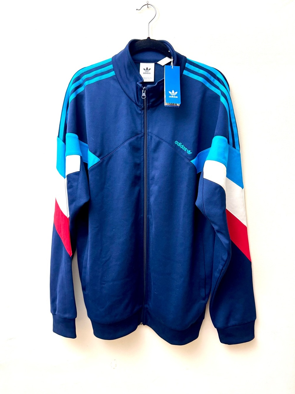 ADIDAS MENS Navy Track Jacket